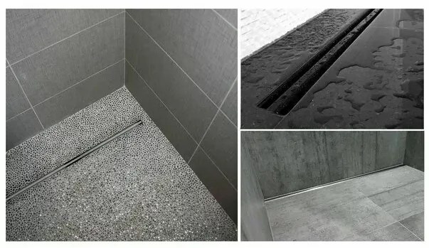 Set rigola pentru dus plus capac 70 cm Rea Neo Slim Pro Inox