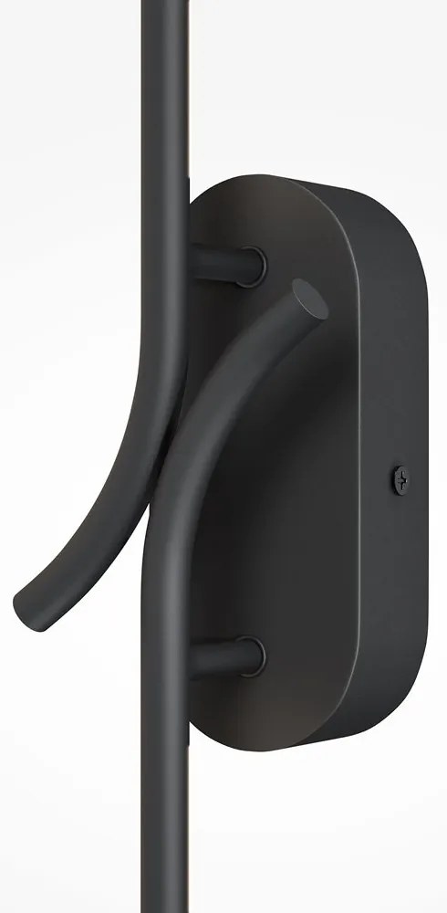 Aplica LED ambientala design minimalist Renaissance negru
