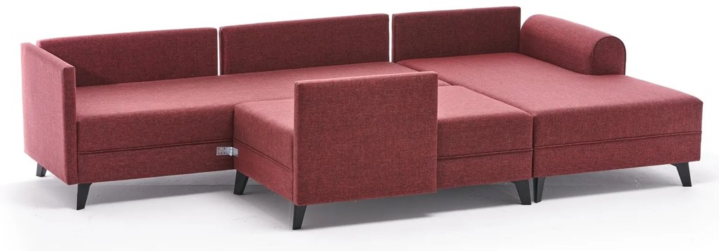Canapea extensibilă Belli (bordo). 1062998