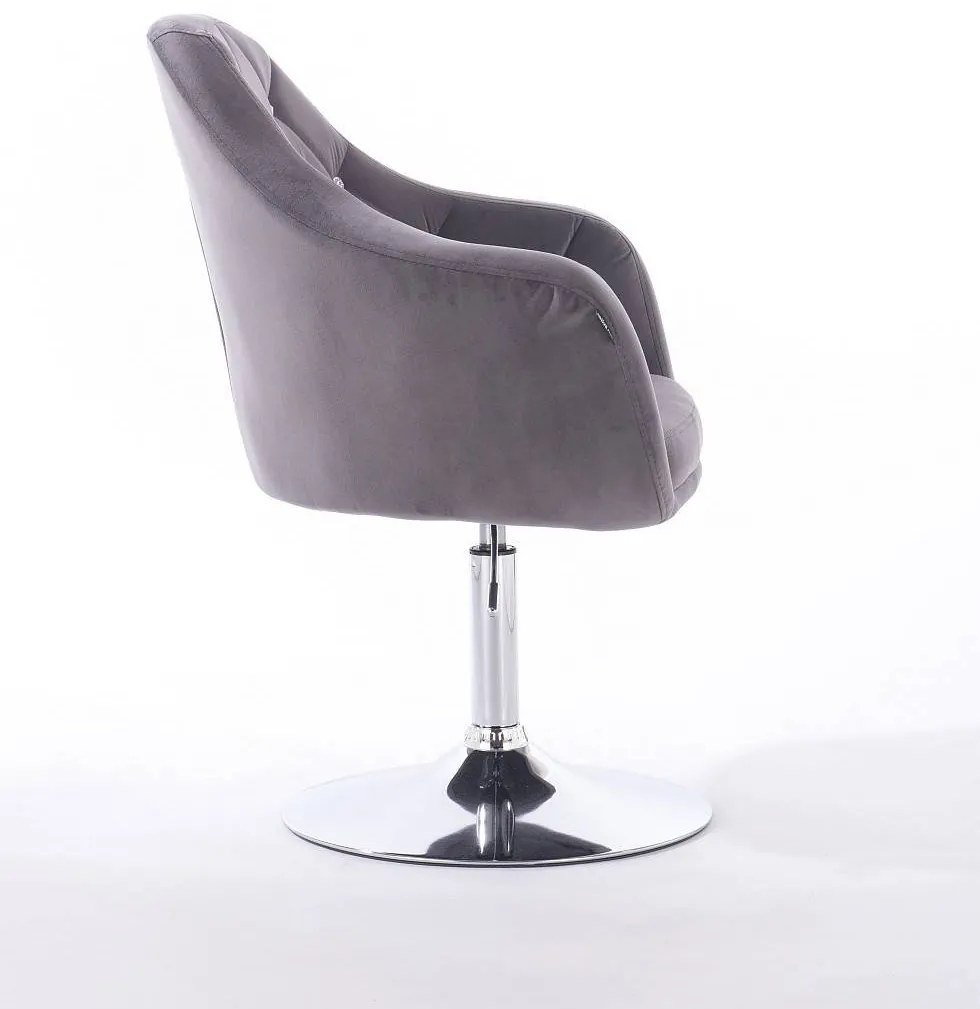 HR830N Scaun Catifea Grafit