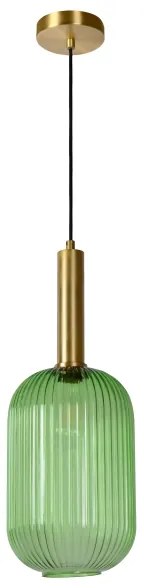 Lustră pe cablu MALOTO 1xE27/40W/230V d. 20 cm verde Lucide 45386/20/33