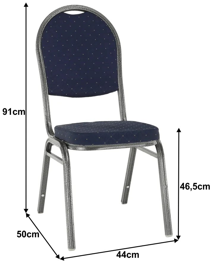 Scaun de sufragerie Jarvis (albastru). 779626