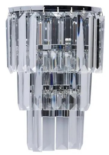 MW-LIGHT - Aplică perete de cristal CRYSTAL 1xE14/60W/230V