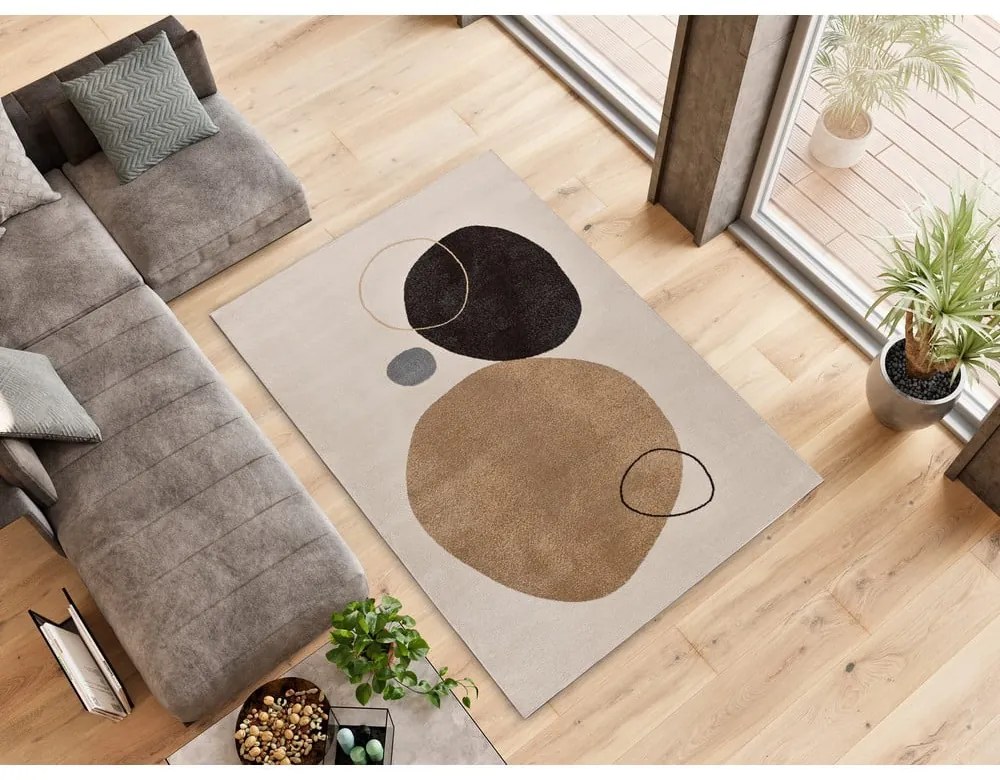 Covor bej/crem 160x230 cm Peblinne – Universal