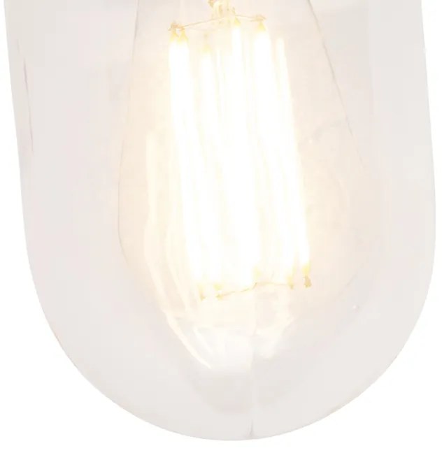 Lampă de perete inteligentă rustică antracit IP44 cu Wi-Fi E27 - Kansas