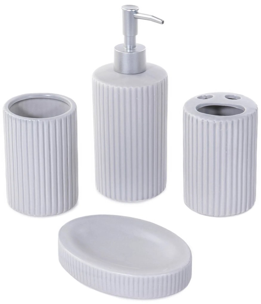Set accesorii baie ceramica, 4 bucati