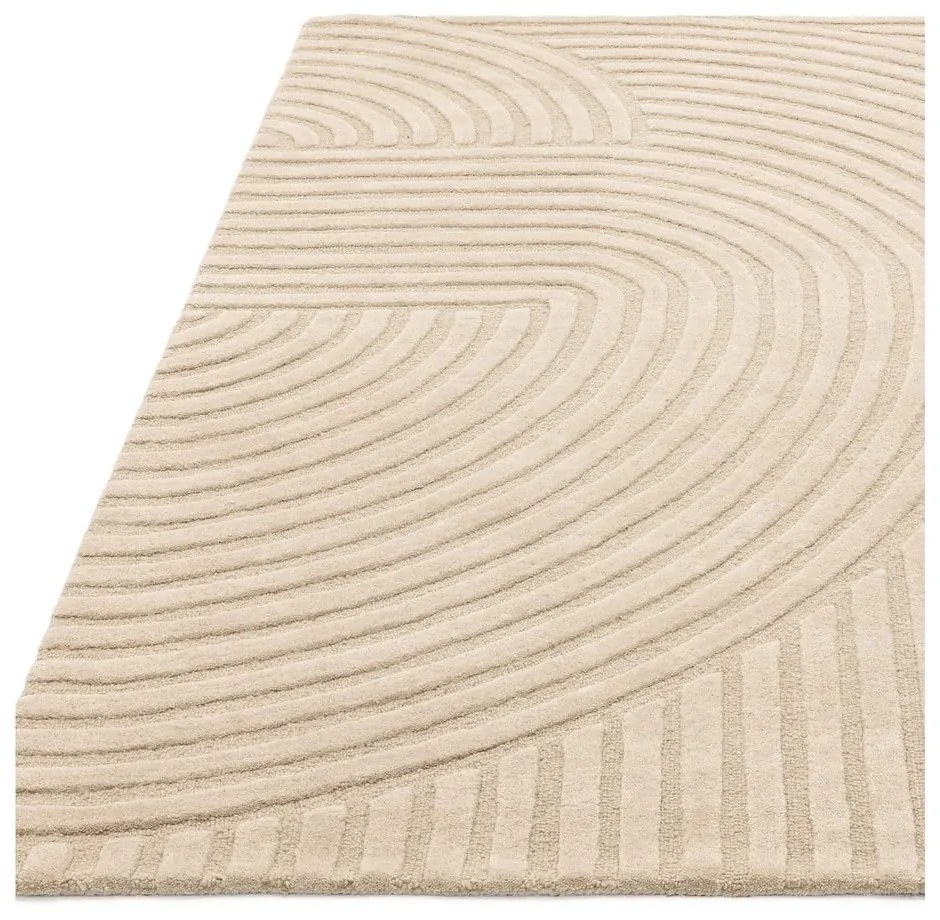 Covor bej din lână 160x230 cm Hague – Asiatic Carpets