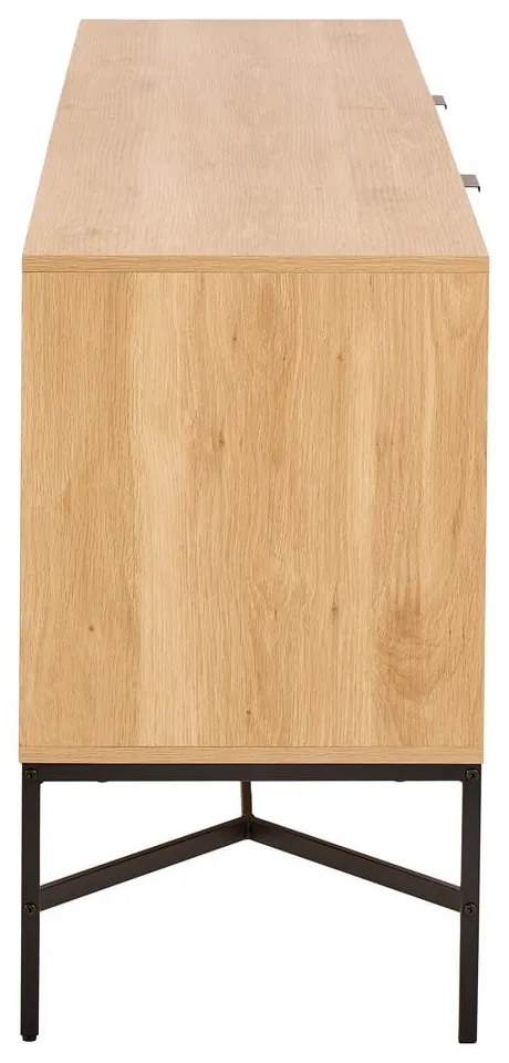 Comodă în culoare naturală cu aspect de lemn de stejar 180x70x40 cm Jaipur – Actona