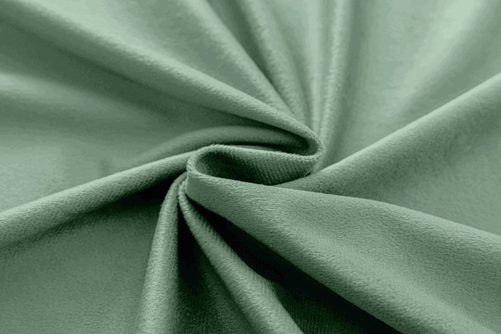 Perdele opace VELVET mentol 140x250 cm (2 buc), inele metalice