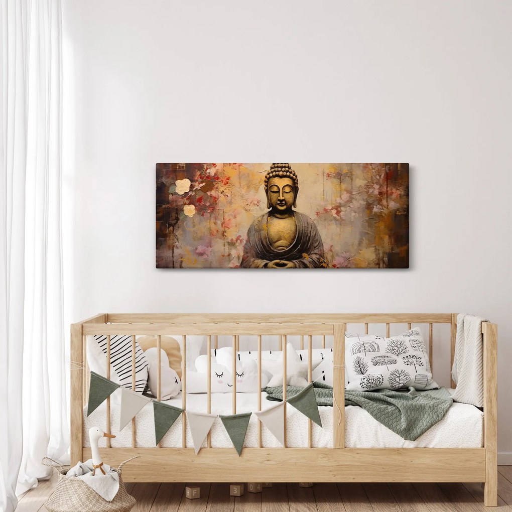 Tablou - Buddha, pictură (120x50 cm)