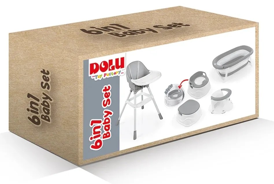 Dolu Set pentru copii 6in1, gri