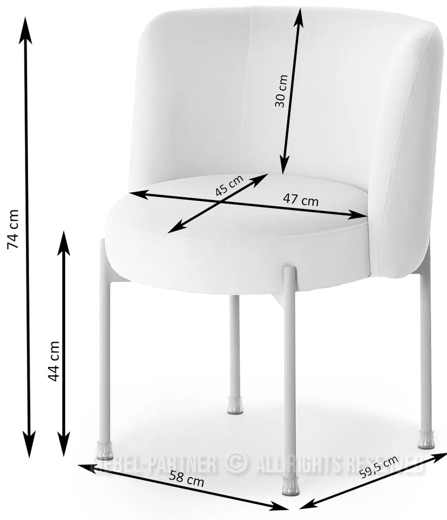Scaun Charliez (bej + auriu). 1110979