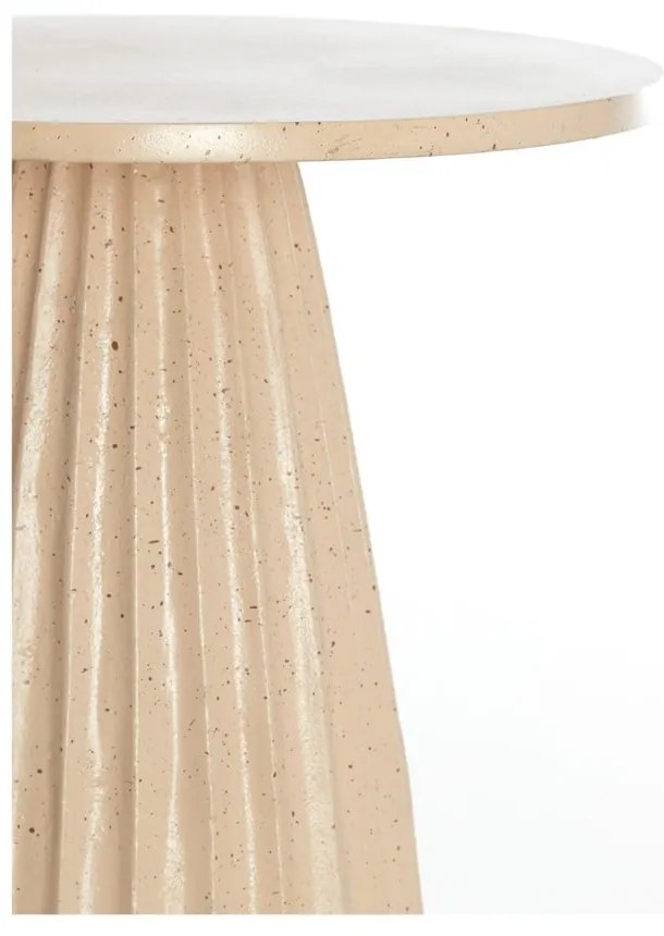 Măsuță auxiliară rotundă din metal ø 45 cm Veglia – Light &amp; Living