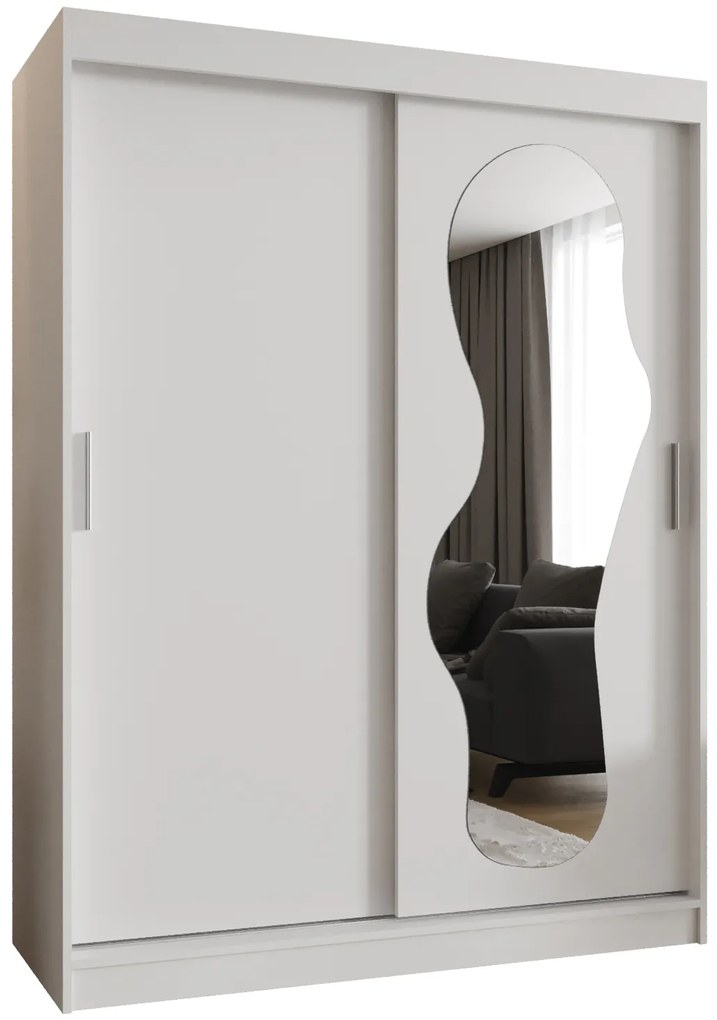 Dulap de haine 150 cm Ulta (alb). 1126321