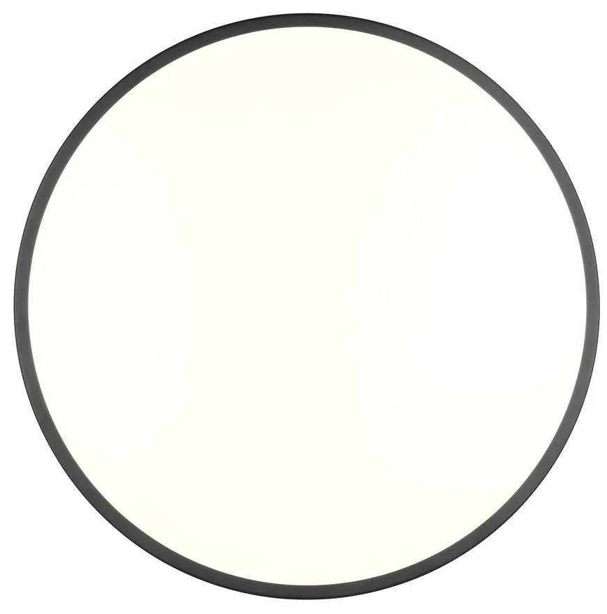 Plafonieră neagră-albă LED ø 38 cm Loody – Trio