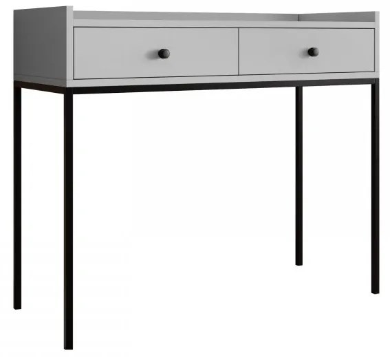 Masă de toaletă Tezarta 2SZ (Gri deschis + Negru) . Promo -17%. 1106150