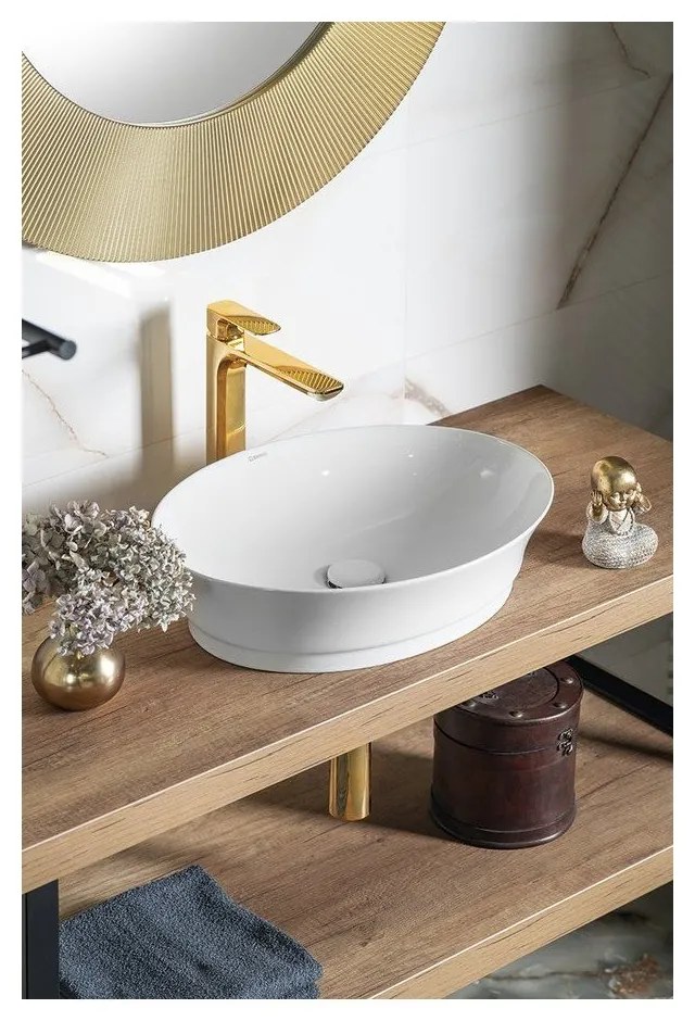 Baterie aurie pentru chiuvetă înaltă Spy – Sapho