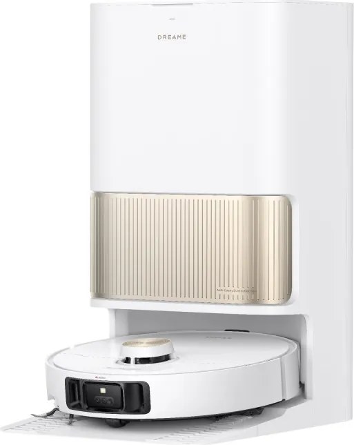 Aspirator robot Dreame L40s Pro Ultra RLL74CE, 19000 Pa, 5200 mAh, 60 W, Pana la 168 m², Statie de incarcare, golire automata si autocuratare, Autonomie de 180 min, Alb