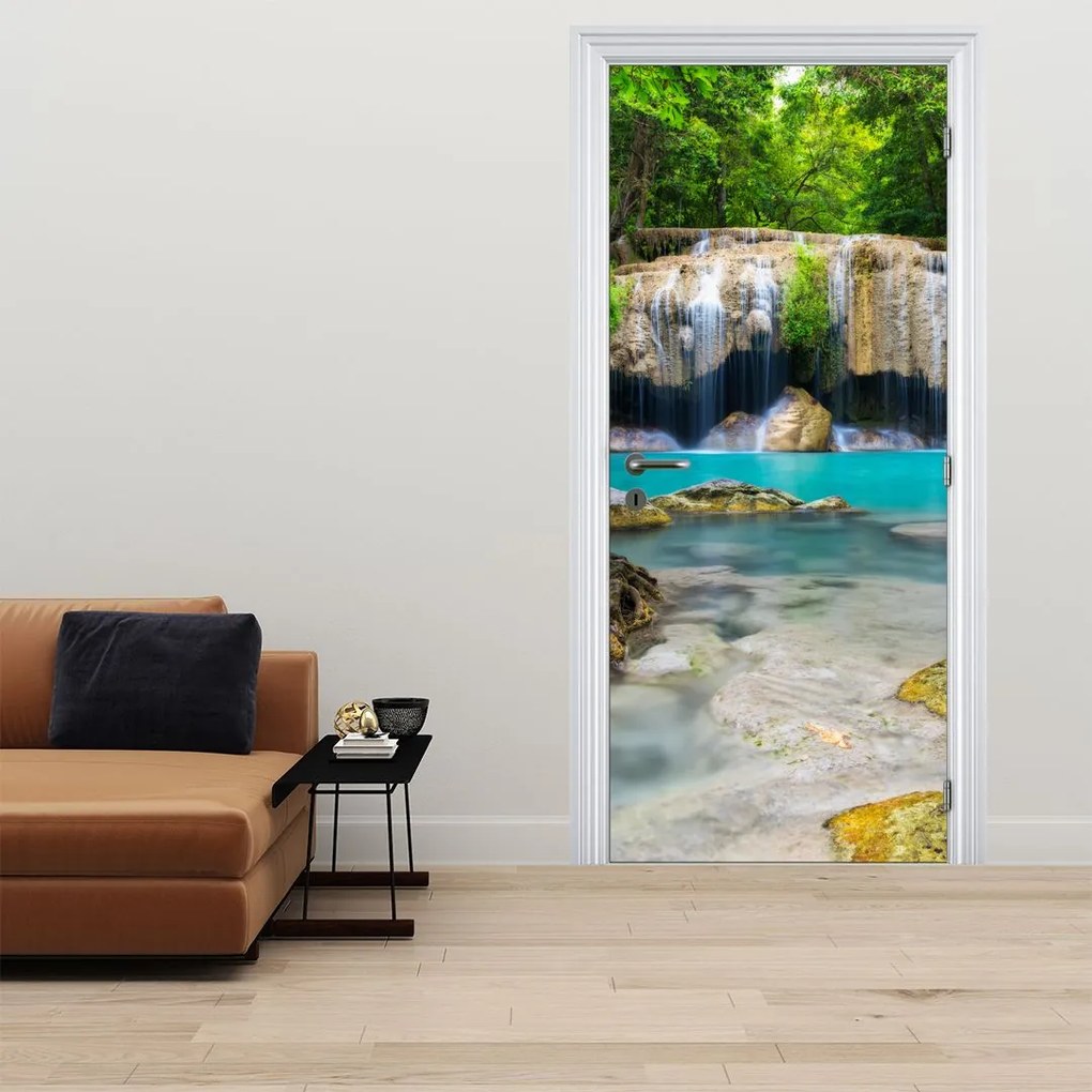 Fototapet pentru ușă - Cascadele (95x205cm)