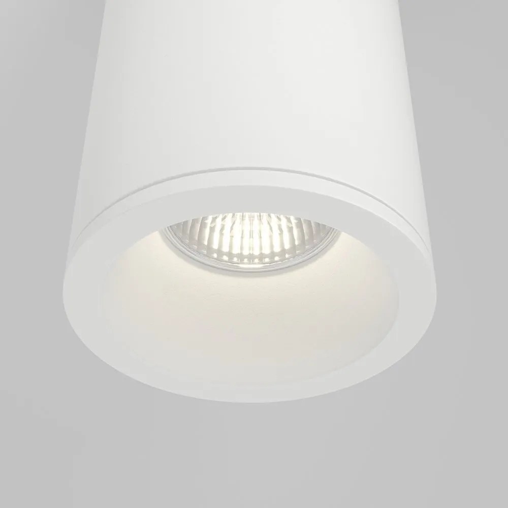 Spot aplicat, plafoniera pentru baie design modern IP65 Zoom alb 6,5cm