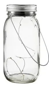 Decorațiune cu LED Star Trading Jamjar, înălțime 18 cm