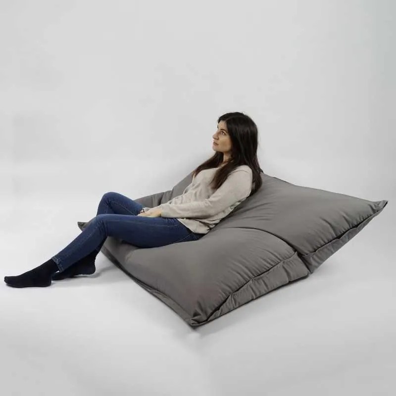 Fotoliu tip Perna Magic Pillow, Material impermeabil - Grey