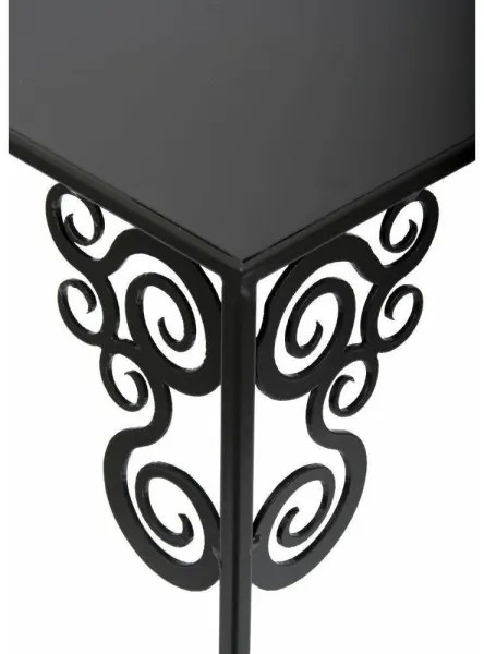 Suport pentru flori 60x24 cm, negru