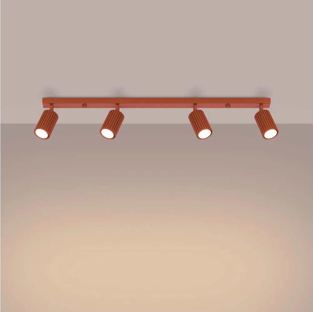 Brilagi - Spot LED CRESTO 4xGU10/10W/230V roșu