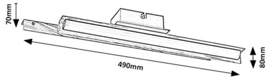 Aplică LED REMIEL LED/12W/230V 3000K Rabalux 71045