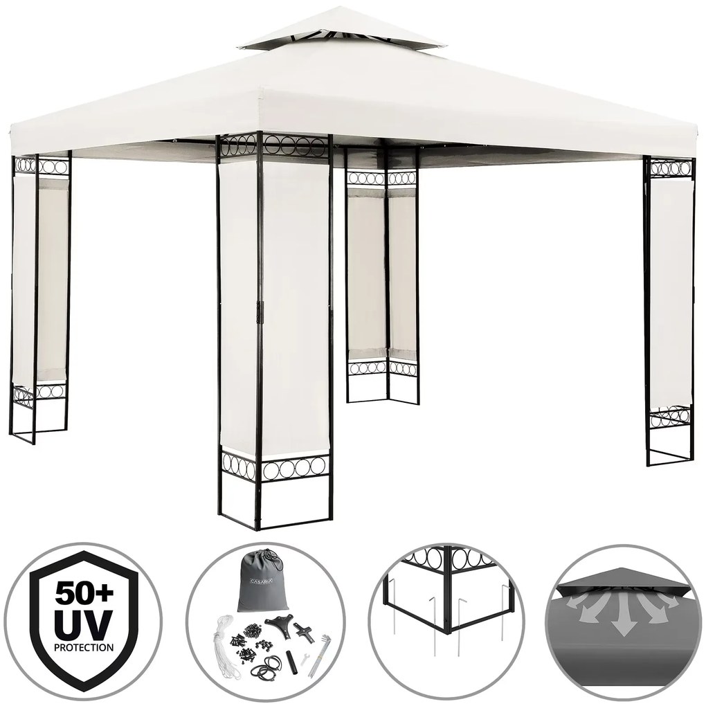 Deuba Pavilion de grădină Lorca 3x3 m - crem
