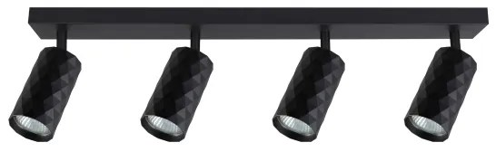 Brilagi - Spot orientabil SELE DIAMANT 4xGU10/30W/230V negru