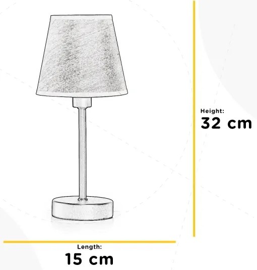 Lampă de masă ONLI ASIA 1xE14/6W/230V 32 cm
