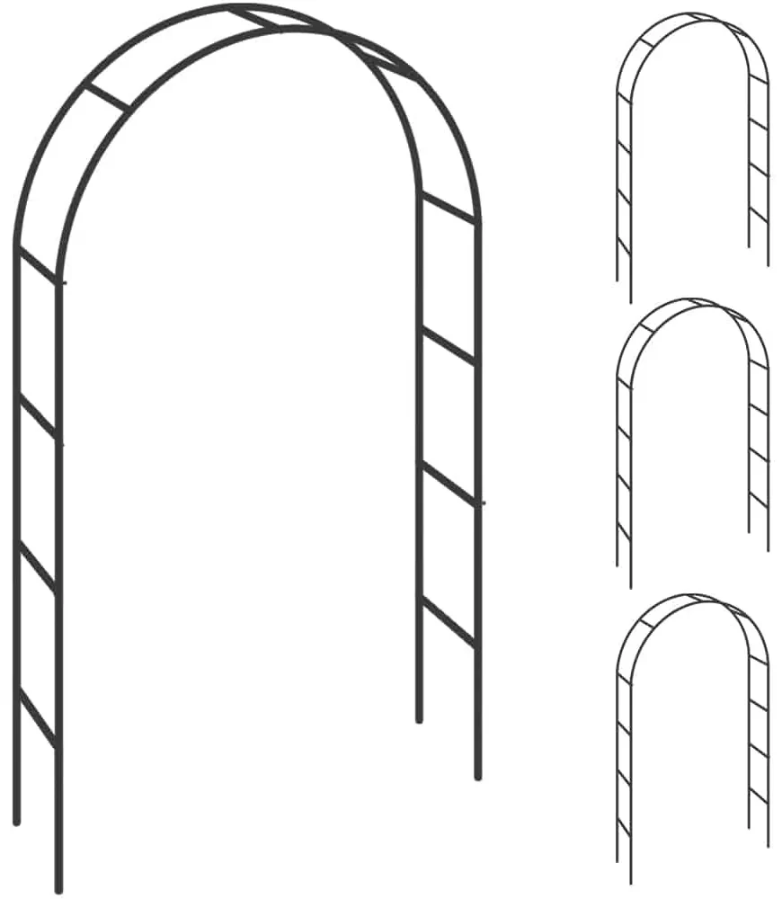 Gardebruk Suport arcuit pentru trandafiri 240x140x37 cm