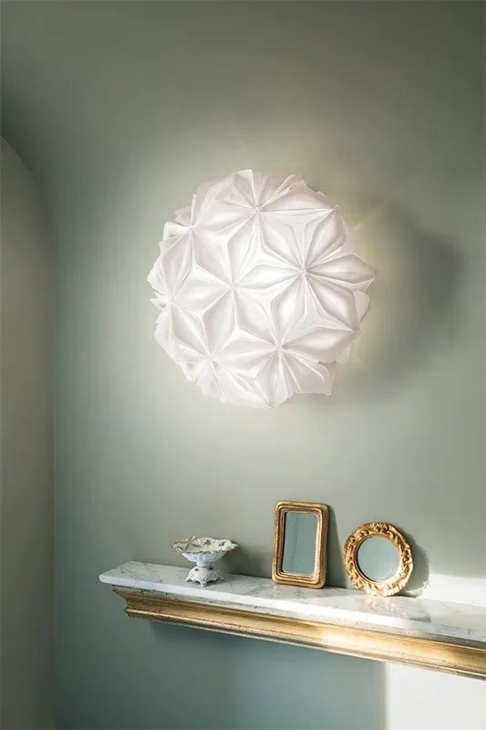 Aplica perete sau tavan design unicat realizata manual La Vie Medium White