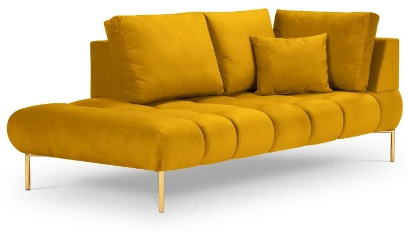 Sezlong Hasting 2 locuri catifea H75 cm