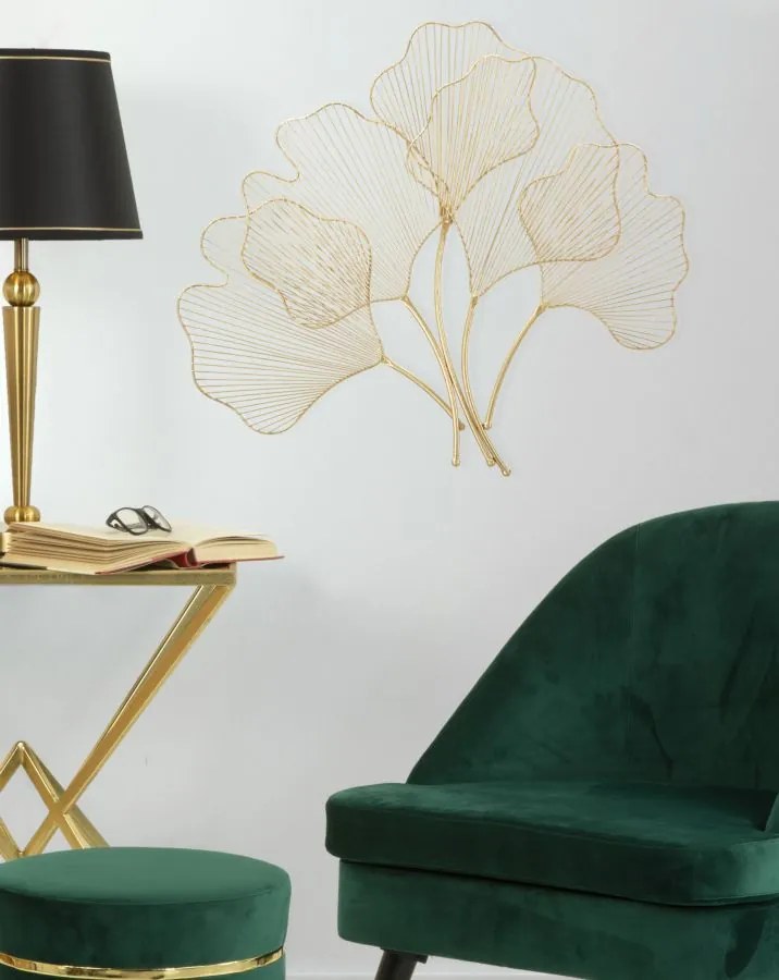 Decoratiune de perete GLAM LEAF (cm) 69X5X62