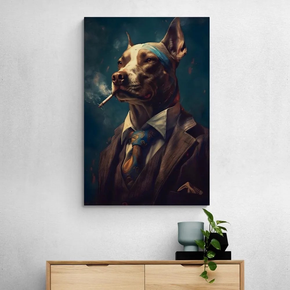 Tablou animal gangster câine