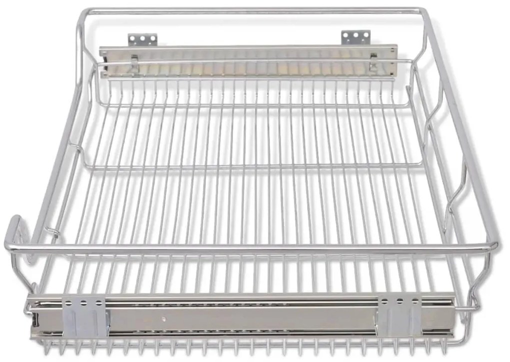 Cosuri din sarma retractabile, 2 buc., argintiu, 800 mm Argintiu, 800 mm