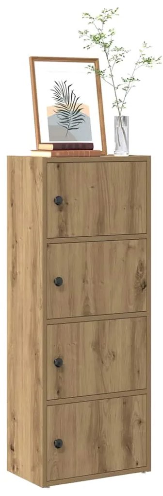 vidaXL Bibliotecă, stejar artizanal, 40x24x102 cm, lemn prelucrat