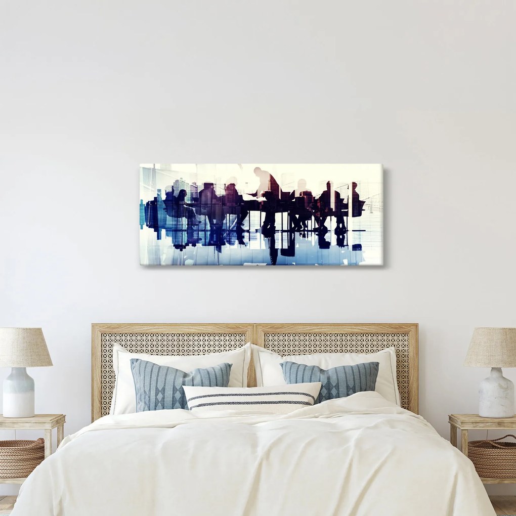 Tablou cu muzicieni (120x50 cm)