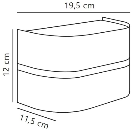 Aplică de exterior Nordlux SIBELIS 1xE27/10W/230V IP44 antracit