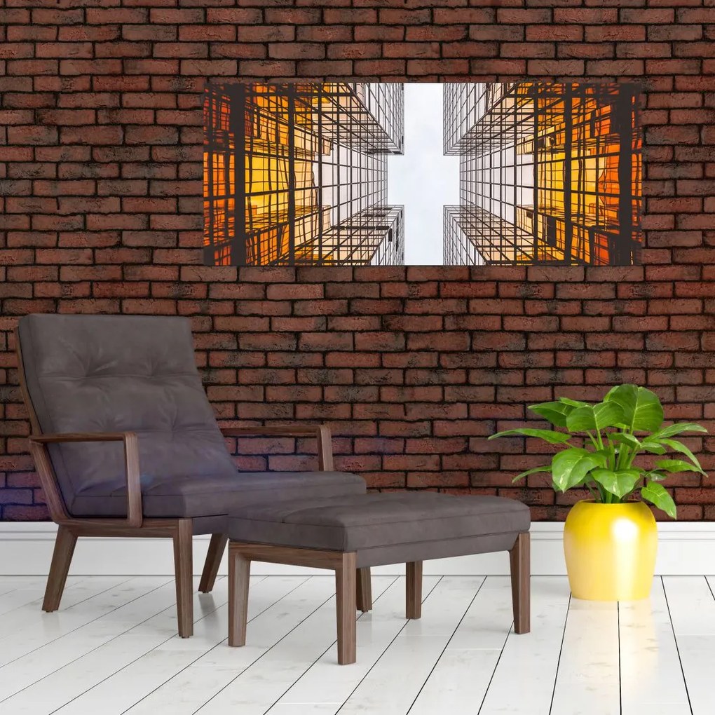 Tablou cu zgârie norii (120x50 cm)