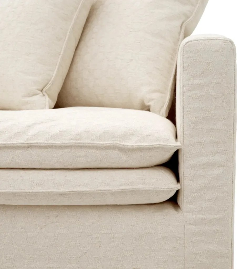 Fotoliu design LUX Montgomery, Sunbeam off-white