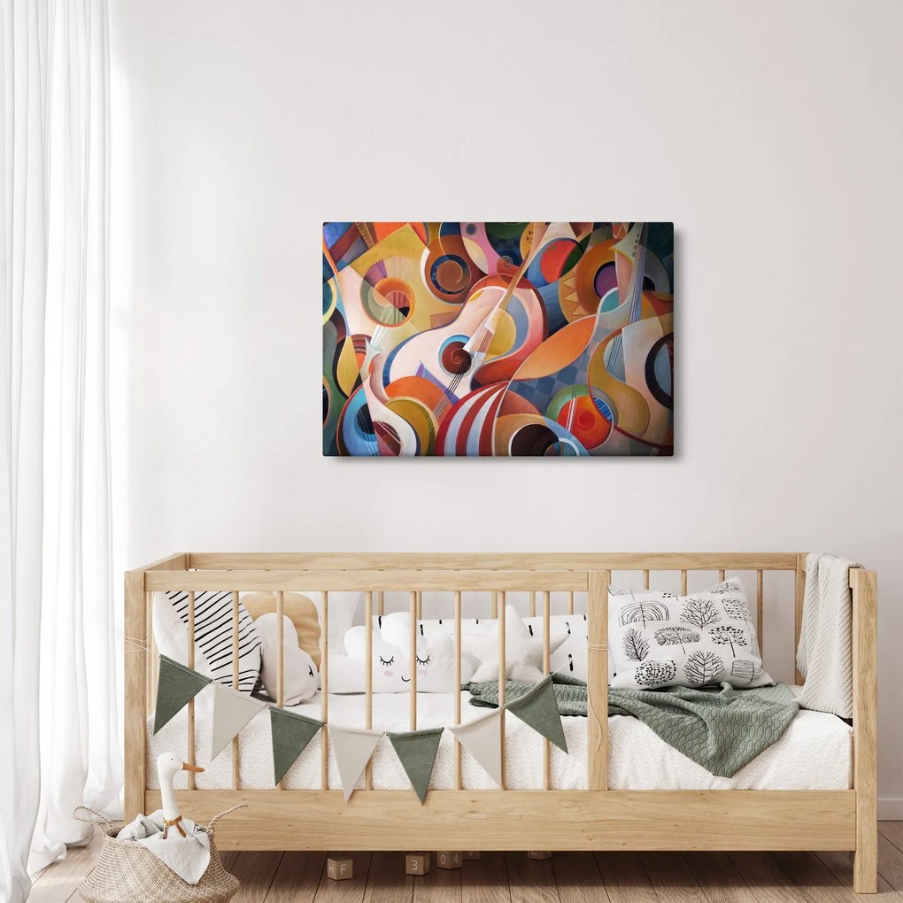 Tablou - Abstract muzical (90x60 cm)