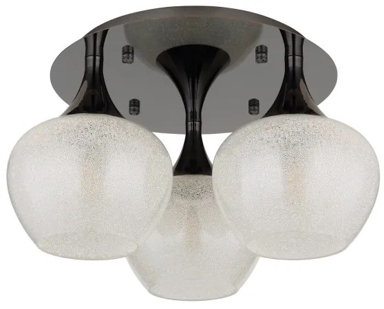Plafonieră Globo 15548-3DK MAXY 3xE27/40W/230V antracit
