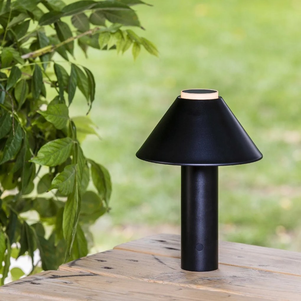 Lampa LED portabila design japonez FUJI Black 74465