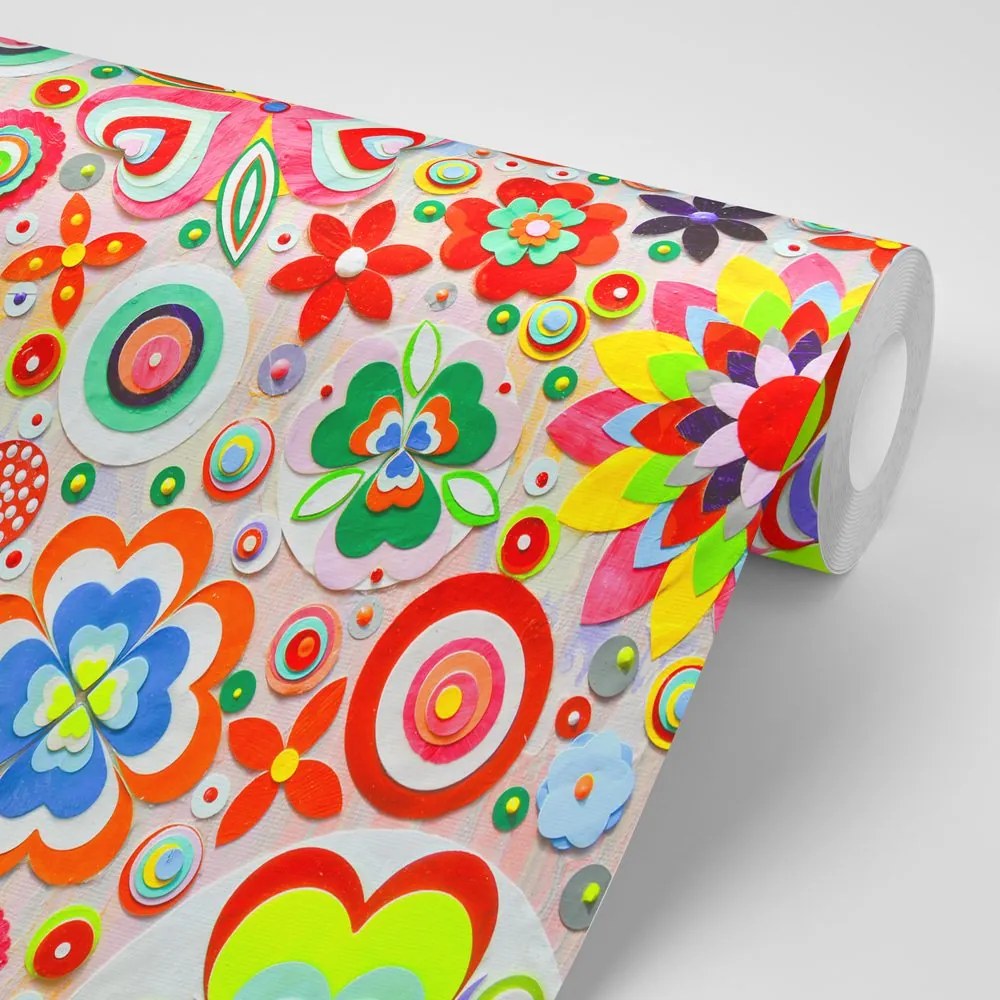 Tapet abstracția florilor