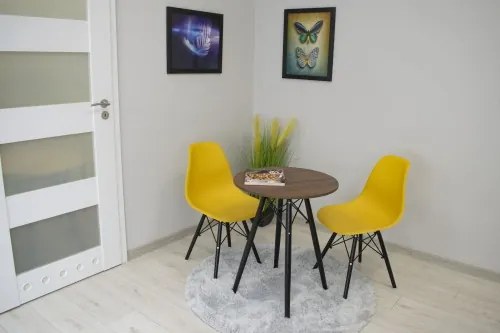 Masă rotundă ANELLO Dark Ash 60cm