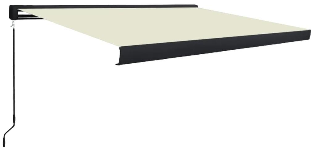 Copertina manuala tip caseta, crem, 350 x 250 cm cream (grey frame), 350 x 250 cm