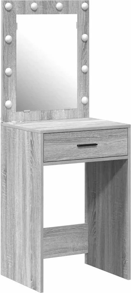 vidaXL Masă de Machiaj Gri Sonoma 50 x 41 x 135 cm Lemn compozit